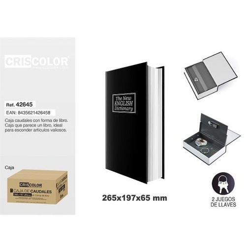 [42645] CAJA LIBRO 265X197X65MM